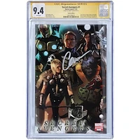 Chris Evans Captain America Autographed Secret Avengers #1 Comic Book - CGC Graded 9.4