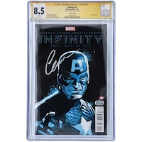 Chris Evans Captain America Autographed Infinity #1 Second Printing Comic Book - CGC Graded 8.5