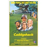 Chevy Chase Caddyshack Autographed 11" x 17" Movie Poster