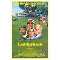 Chevy Chase Caddyshack Autographed 11" x 17" Movie Poster