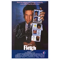 Chevy Chase Fletch Autographed 11" x 17" Movie Poster