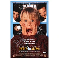Daniel Stern Home Alone Autographed 12" x 18" Movie Poster with "Marv" Inscription - Beckett