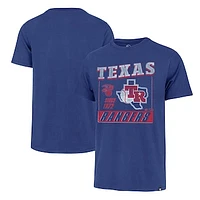 Men's '47 Royal Texas Rangers Outlast Franklin T-Shirt