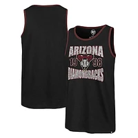 Men's '47 Black Arizona Diamondbacks Upload Franklin Tank Top