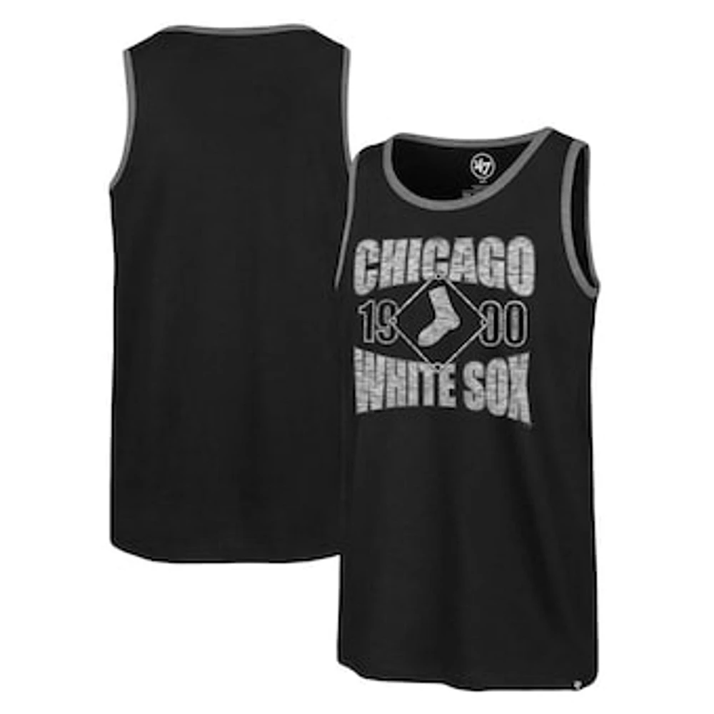 Men's '47 Black Chicago White Sox Upload Franklin Tank Top