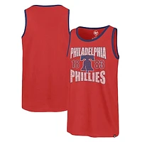 Men's '47 Red Philadelphia Phillies Upload Franklin Tank Top