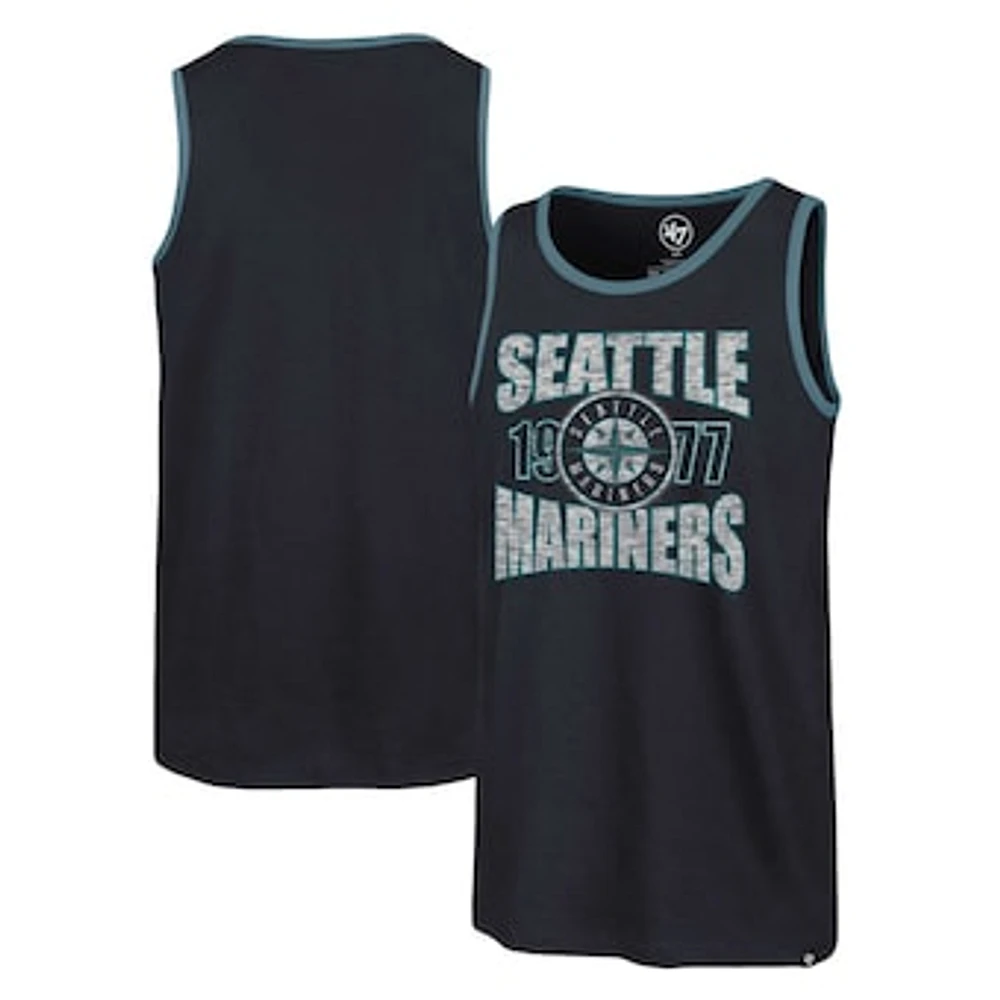 Men's '47 Navy Seattle Mariners Upload Franklin Tank Top