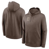 Men's Nike Light Brown Detroit Tigers Statement Pullover Hoodie