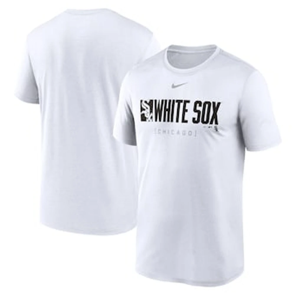 Men's Nike White Chicago Sox Knockout Legend Performance T-Shirt