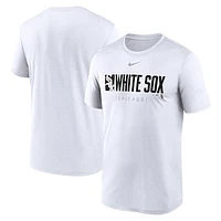 Men's Nike White Chicago Sox Knockout Legend Performance T-Shirt