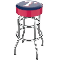 Imperial Texas Rangers Team Chrome Bar Stool