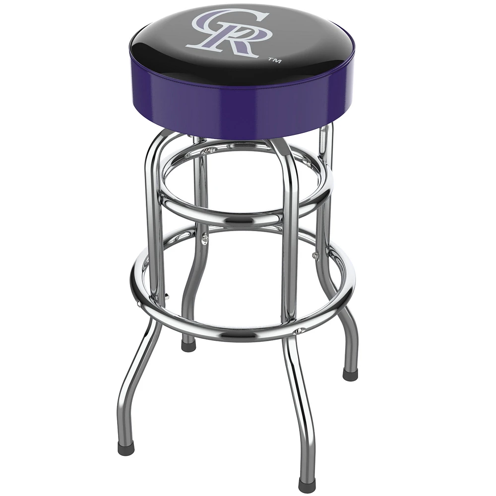 Imperial Colorado Rockies Team Chrome Bar Stool