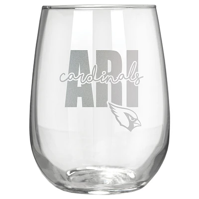 Arizona Cardinals Etched 17oz. City Stemless Wine Glass