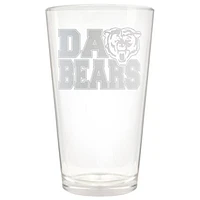 Chicago Bears Etched 16oz. Rally Cry Pint Glass