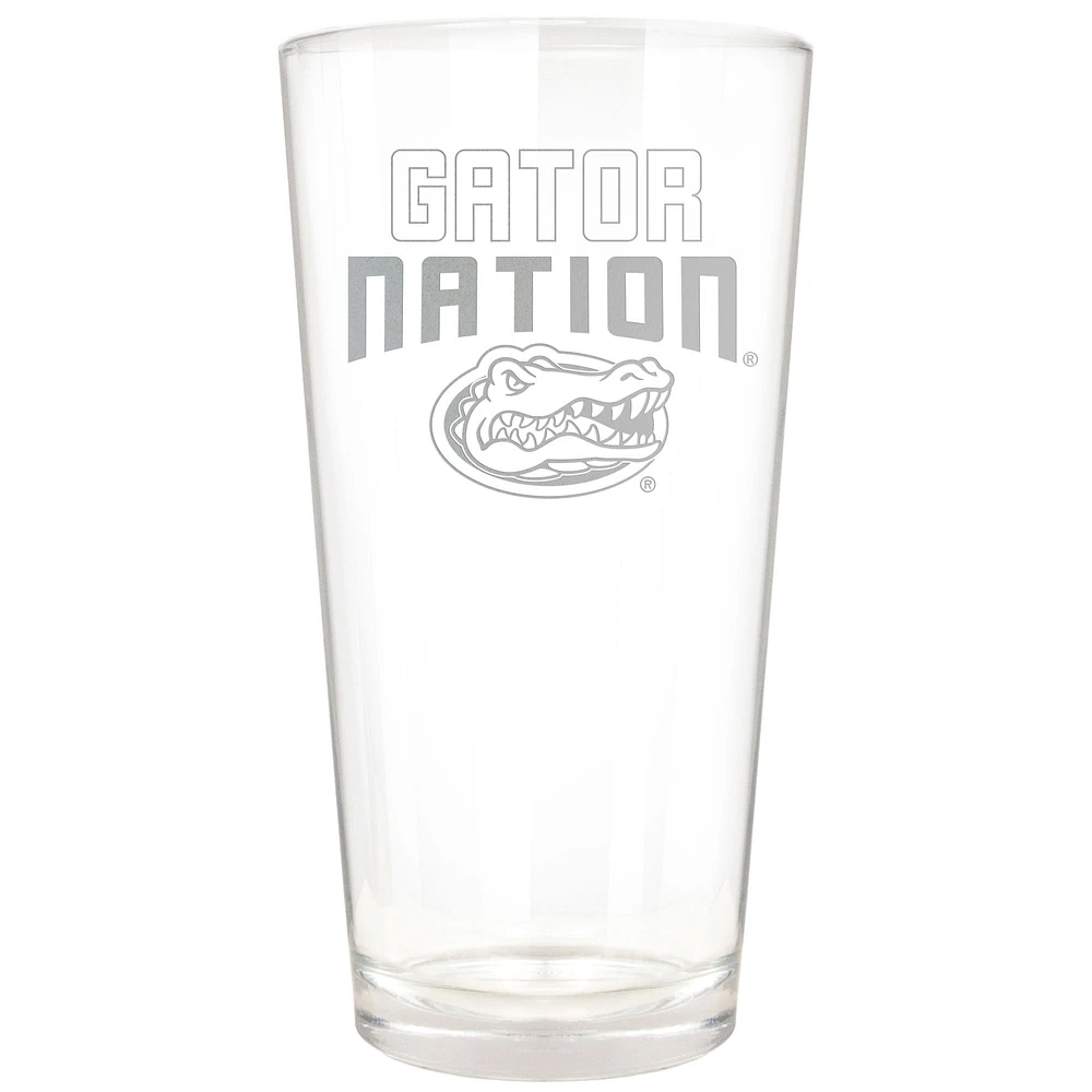 Florida Gators Etched 16oz. Rally Cry Pint Glass