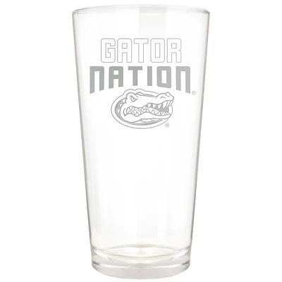 Florida Gators Etched 16oz. Rally Cry Pint Glass