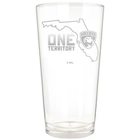 Florida Panthers Etched 16oz. Rally Cry Pint Glass