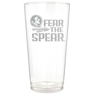 Florida State Seminoles Etched 16oz. Rally Cry Pint Glass