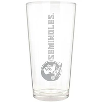 Florida State Seminoles Etched 16oz. Vertical Rally Cry Pint Glass