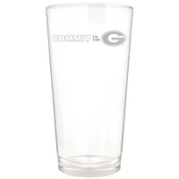 Georgia Bulldogs Etched 16oz. Rally Cry Pint Glass