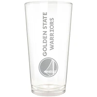 Golden State Warriors Etched 16oz. Vertical Rally Cry Pint Glass