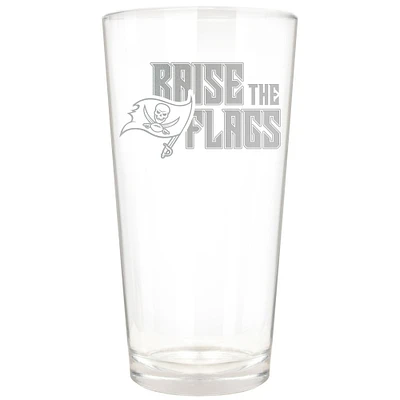 Tampa Bay Buccaneers Etched 16oz. Rally Cry Pint Glass