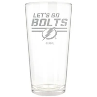 Tampa Bay Lightning Etched 16oz. Rally Cry Pint Glass