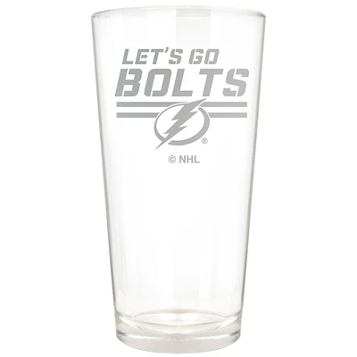 Tampa Bay Lightning Etched 16oz. Rally Cry Pint Glass