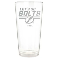 Tampa Bay Lightning Etched 16oz. Rally Cry Pint Glass