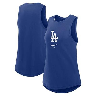 Women's Nike Royal Los Angeles Dodgers Legacy Icon High Neck Fashion Tank Top