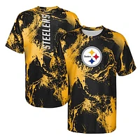 Youth Black Pittsburgh Steelers The Mix T-Shirt