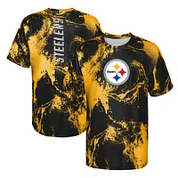 Youth Black Pittsburgh Steelers The Mix T-Shirt