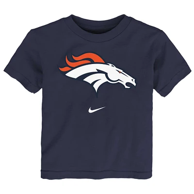 Toddler Nike Navy Denver Broncos Logo T-Shirt