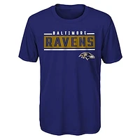 Youth  Purple Baltimore Ravens Amped Up T-Shirt