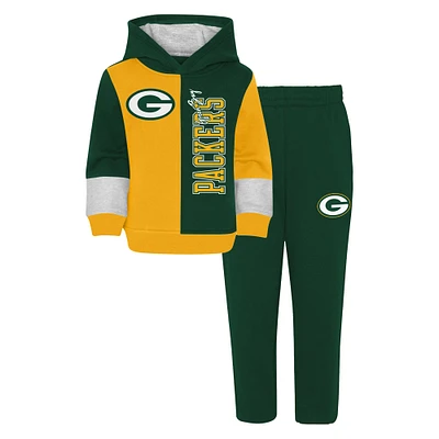 Toddler  Green Bay Packers 50 Yard Dash Fleece Pullover Hoodie & Pants Set