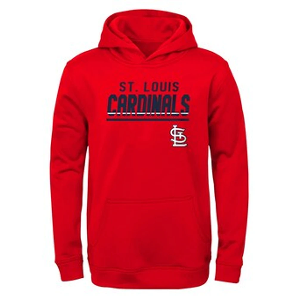 Youth Red St. Louis Cardinals Headliner Performance Pullover Hoodie