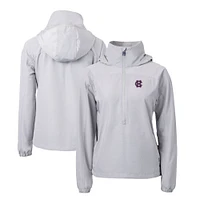 Women's Cutter & Buck Holy Cross Crusaders Charter Eco Recycled Half-Zip Anorak Jacket