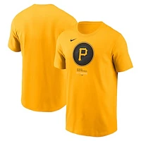 Men's Nike Gold Pittsburgh Pirates City Connect Large Logo T-Shirt