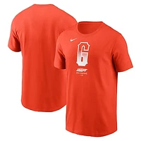 Men's Nike Orange San Francisco Giants City Connect Large Logo T-Shirt