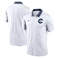 Men's Nike White Chicago Cubs City Connect Legacy Icon Vapor Performance Polo