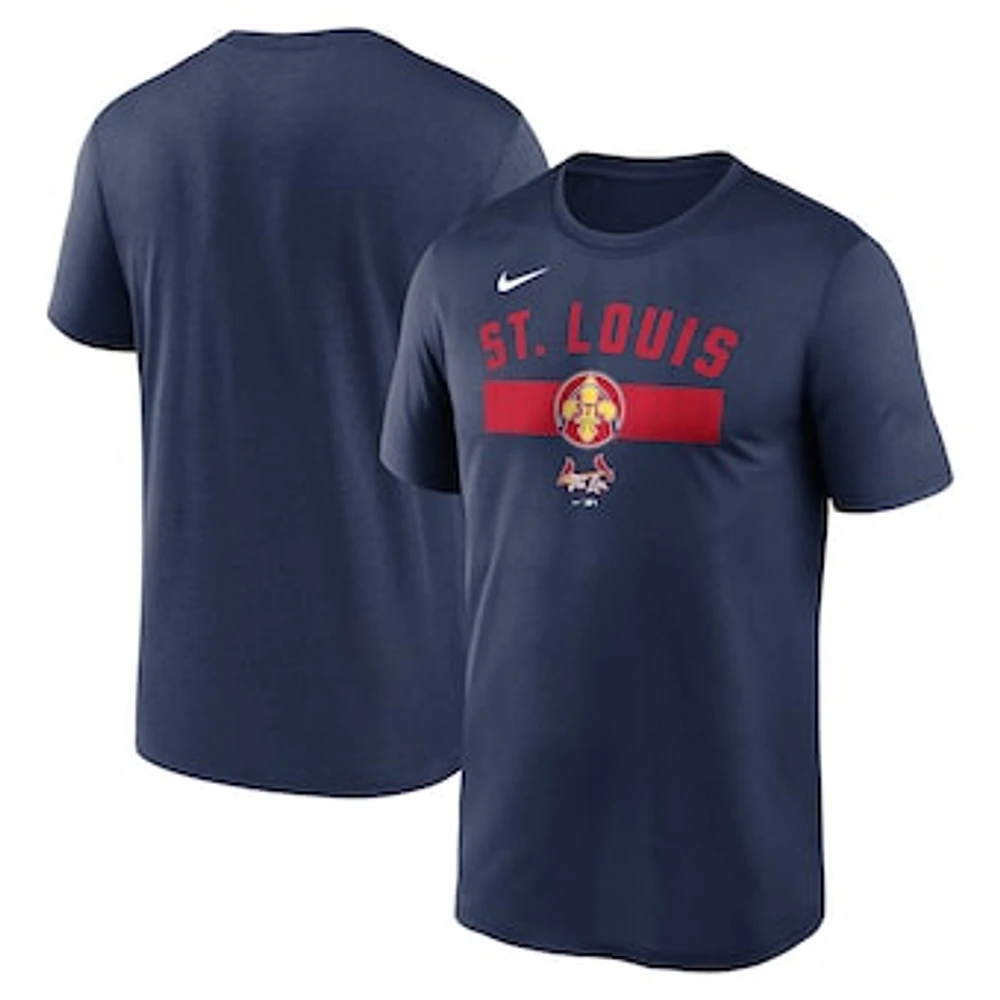 Men's Nike  Navy St. Louis Cardinals 2024 City Connect Legend Performance T-Shirt