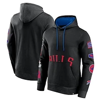 Men's Fanatics  Black Buffalo Bills Wild Winner Pullover Hoodie