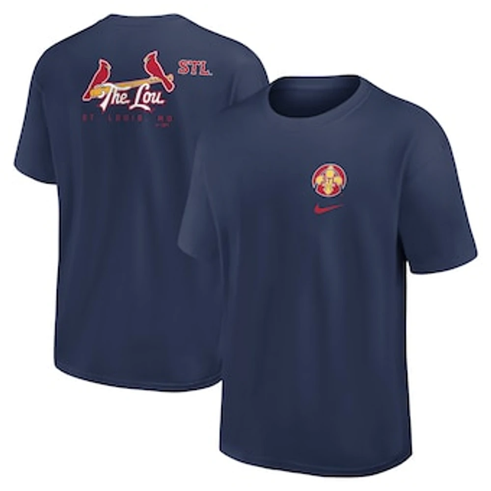 Men's Nike  Navy St. Louis Cardinals 2024 City Connect Max 90 T-Shirt