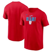 Men's Nike Red Miami Marlins City Connect T-Shirt