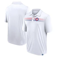 Men's Fanatics White Chicago Cubs Victory For Us Interlock Polo