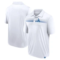 Men's Fanatics White Los Angeles Dodgers Victory For Us Interlock Polo