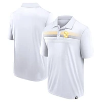 Men's Fanatics White San Diego Padres Victory For Us Interlock Polo