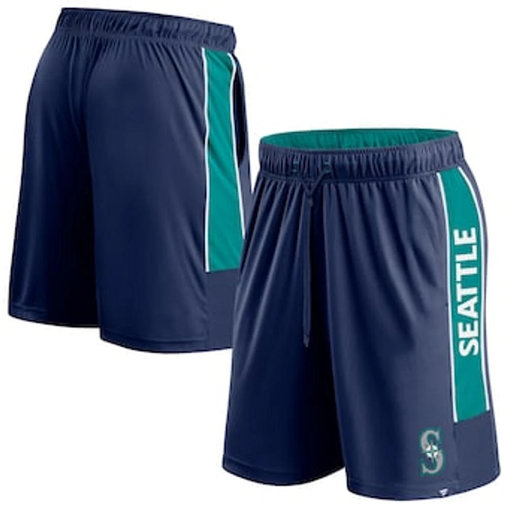 Men's Fanatics Navy Seattle Mariners Win The Match Defender Shorts