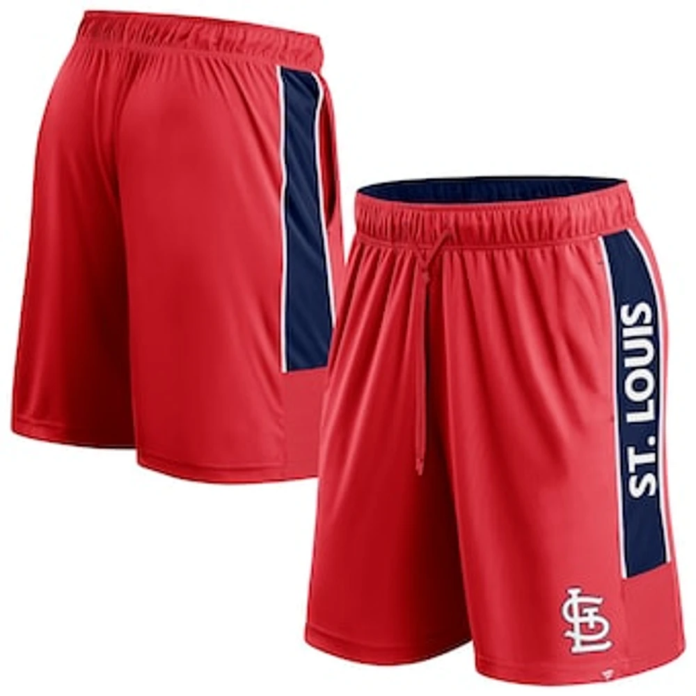 Men's Fanatics Red St. Louis Cardinals Win The Match Defender Shorts