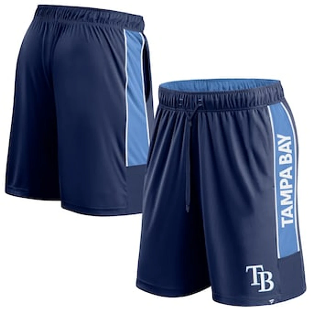 Men's Fanatics Navy Tampa Bay Rays Win The Match Defender Shorts